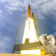Conceptual image of NASA’s SLS rocket.